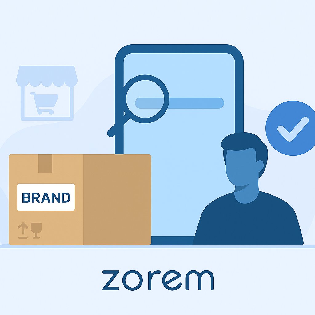 Illustration of shipping box and tracking widget representing white-label shipping and branded order tracking in WooCommerce with AST PRO