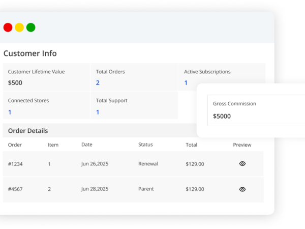 Customer Info for WooCommerce